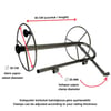 MOORING ROPE REEL (45X30 CM) / KARAYA BAĞLAMA HALAT MAKARASI (45X30 CM)