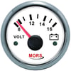 Mors Voltmetre Göstergesi 12v Beyaz Ø: 55mm