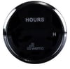 MOTOR ÇALIŞMA ZAMAN SAATİ 52 mm KROM/SİYAH