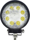 Siyah Güverte Lambası Yuvarlak 12-24v 8 Led'li