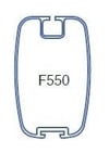 SPARCRAFT - BOOM SECTION F550 ANODIZED (LENGTH: 6.100 MM)
