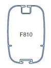 SPARCRAFT - BOOM SECTION F810 ANODIZED (LENGTH: 6.400 MM)