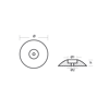 UFO TUTYA Ø110mm ALÜMİNYUM