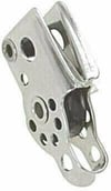 VIADANA - Single Micro Block w/Becket & Vee Jam 17mm (MAX LINE 5 MM)