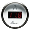 VOLTMETRE DİJİTAL 8-32V 52 mm KROM/BEYAZ