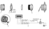 VOLTMETRE DİJİTAL 8-32V 52 mm KROM/SİYAH