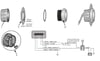 VOLTMETRE DİJİTAL 8-32V 52 mm SİYAH/SİYAH