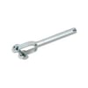 Welded fork terminal for 4 mm wire