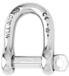 WICHARD - Self-locking D shackle - Dia 12 mm