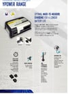 YPOWER AC-DC AKÜ ŞARJ CİHAZI 12V/25A 3 ÇIKIŞ FANSIZ