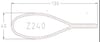 Z-SPARS - ANODISED PROFILE FOR Z240 SPREADER (PER METER)