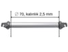 Z-SPARS - SPINNAKER POLE TUBE (70 MM x 2,5 MM x 1 METER)