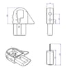 Z-SPARS - SPREADER TIP END ASSEMBLY FOR Z240 (DISCONTIN.TIPS, NO TAPERED)