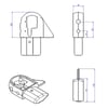 Z-SPARS - SPREADER TIP END ASSEMBLY FOR Z240 (DISCONTIN.TIPS, NO TAPERED)