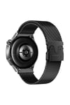 Amazfit GTR 47mm NVTH KRD-25 Metal Hasır Kordon - Siyah