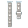 Amazfit Pace NVTH KRD-135 22mm Silikon Kordon Strap Kayış - Gri-Turuncu