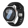 Amazfit Pace NVTH KRD-135 22mm Silikon Kordon Strap Kayış - Gri-Turuncu