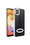 Galaxy A04 Kılıf Kamera Korumalı Logo Gösteren NVTH Omega Kapak - Sierra Mavi