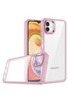 Galaxy A04 Kılıf NVTH Flora Kapak - Rose Gold