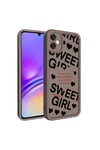 Galaxy A05 Kılıf Kamera Korumalı Baskılı Arka Yüzey NVTH Klas Kapak - Siyah