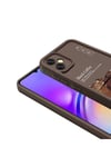 Galaxy A05 Kılıf Kamera Korumalı Baskılı Arka Yüzey NVTH Klas Kapak - Siyah