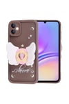 Galaxy A05 Kılıf Kamera Korumalı Figür Tasarımlı NVTH Kapya Kapak-Pembe Açık