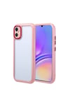 Galaxy A05 Kılıf Kamera Korumalı Renkli Kenar ve Çerçeve Tasarımlı NVTH Vitamin Kapak-Mürdüm
