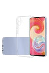 Galaxy A05 Kılıf NVTH Süper Silikon Kapak - Renksiz