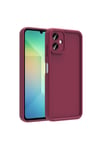 Galaxy A06 Kılıf Kamera Korumalı NVTH Ananas Kapak - Mürdüm