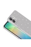 Galaxy A06 Kılıf Kamera Korumalı Simli Lüks NVTH Koton Kapak - Açık Pembe