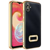Galaxy A07 Kılıf Kamera Korumalı Logo Gösteren NVTH Omega Kapak - Rose Gold