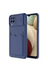 Galaxy A12 Kılıf NVTH Kartix Kapak - Lacivert
