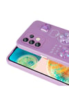 Galaxy A13 4G Kılıf Kabartma Figürlü Parlak NVTH Toys Silikon Kapak - Pembe