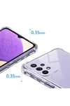 Galaxy A13 4G Kılıf NVTH Kamera Korumalı Nitro Anti Shock Silikon - Renksiz