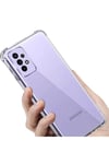 Galaxy A13 4G Kılıf NVTH Kamera Korumalı Nitro Anti Shock Silikon - Renksiz