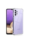 Galaxy A13 4G Kılıf NVTH Kamera Korumalı Nitro Anti Shock Silikon - Renksiz