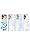 Galaxy A13 4G Kılıf NVTH M-Blue Desenli Kapak - Cow No2