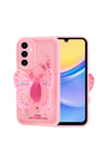 Galaxy A15 Kılıf Kamera Korumalı Figür Tasarımlı NVTH Kapya Kapak - Koyu Kahve
