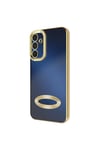 Galaxy A15 Kılıf Kamera Korumalı Logo Gösteren NVTH Omega Kapak - Lila
