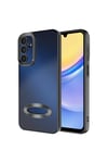 Galaxy A15 Kılıf Kamera Korumalı Logo Gösteren NVTH Omega Kapak - Lila
