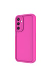 Galaxy A15 Kılıf Kamera Korumalı NVTH Ananas Kapak - Pembe Koyu