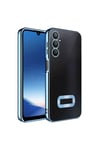 Galaxy A16 Kılıf Kamera Korumalı Logo Gösteren NVTH Omega Kapak - Sierra Mavi