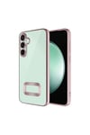Galaxy A16 Uyumlu Kılıf Kamera Korumalı Logo Gösteren NVTH Omega Kapak-Rose Gold
