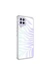 Galaxy A22 4G Kılıf NVTH M-Blue Desenli Kapak - Cow No2