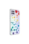 Galaxy A22 4G Kılıf NVTH M-Blue Desenli Kapak - Heart No3