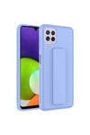 Galaxy A22 4G Kılıf NVTH Qstand Kapak - Kırmızı
