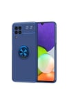 Galaxy A22 4G Kılıf NVTH Ravel Silikon Kapak - Mavi