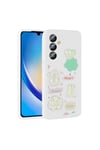 Galaxy A23 4G Kılıf Kabartma Figürlü Parlak NVTH Toys Silikon Kapak - Mor