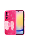 Galaxy A25 Kılıf Kamera Korumalı Figür Tasarımlı NVTH Kapya Kapak-Pembe Açık