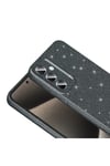 Galaxy A25 Kılıf Kamera Korumalı Simli Lüks NVTH Koton Kapak - Turuncu